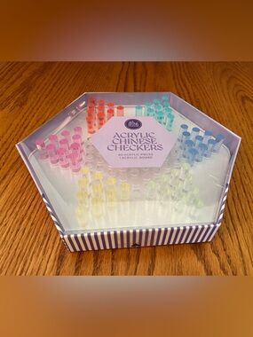 Skyline Collection Acrylic Chinese Checkers Game